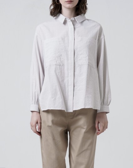 Alaia Top Cream Stripe